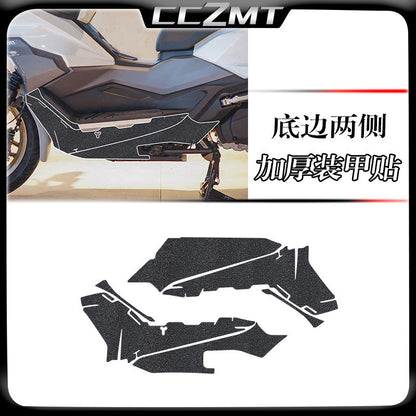 SYM HUSKY 300 Armor Stickers Modified Parts Thickened Protective Stickers Film anti-scratch Stickers Accessories