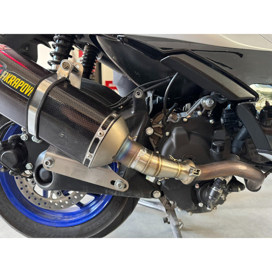 Zontes 368G Exhaust Slipon Muffler Exhaust 368G Pipe Plag & Play ZT368G Scooter 368G Exhaust Bracket