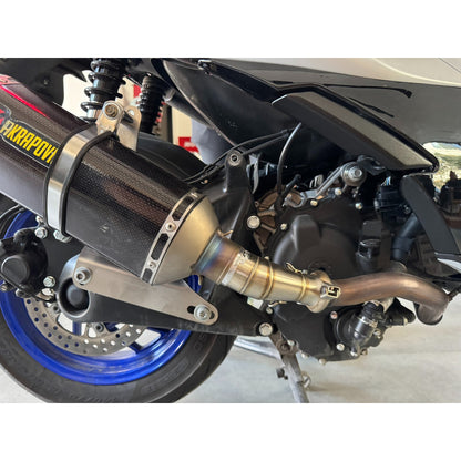 Zontes 368G Exhaust Slipon Muffler Exhaust 368G Pipe Plag & Play ZT368G Scooter 368G Exhaust Bracket