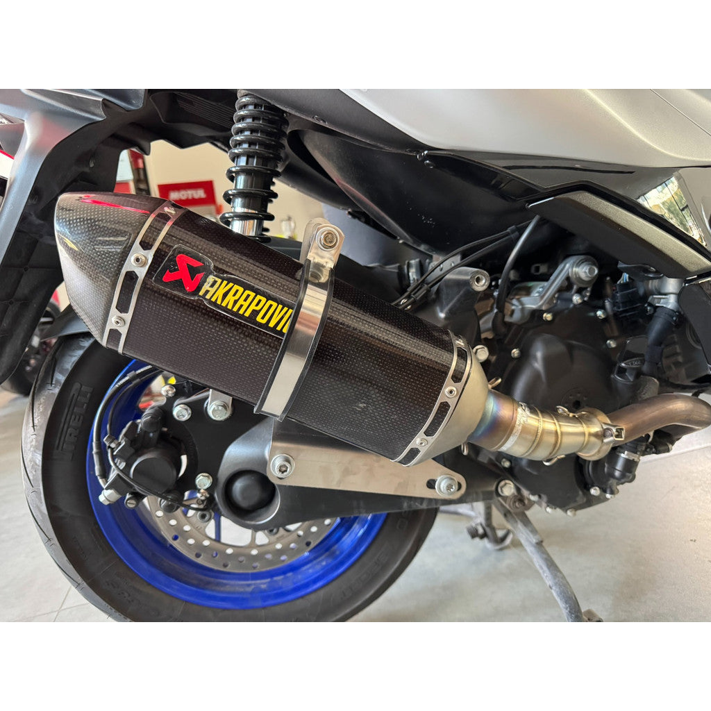 Zontes 368G Exhaust Slipon Muffler Exhaust 368G Pipe Plag & Play ZT368G Scooter 368G Exhaust Bracket