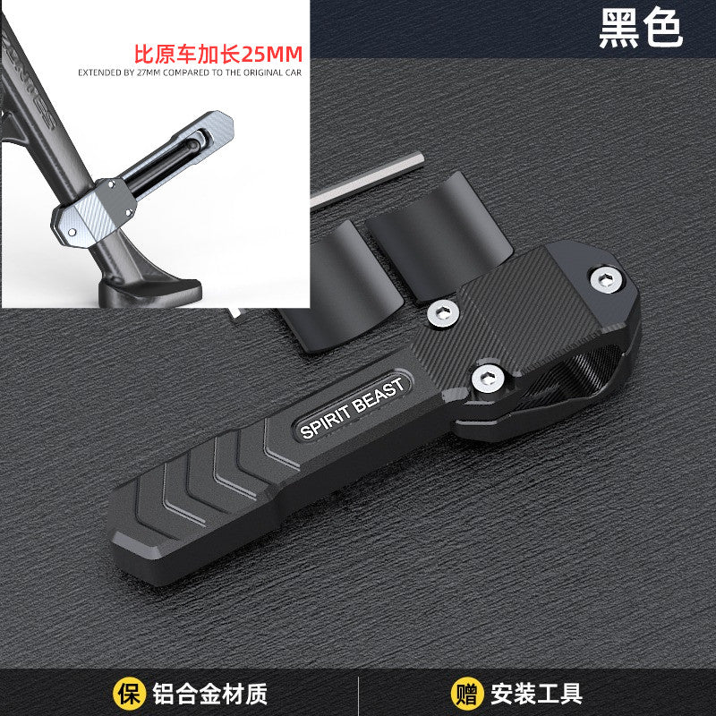 Zontes 368G Hi Low Version Anti-slip Side Stand Plate Kick Stand Extension Side Stand Parking Block