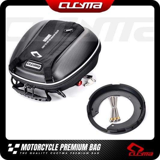 CUCYMA Motorcycle with Lock Quick Release Fuel Tank Bag Fit for Kawasaki Z900rs Z900 Se Z750 Z800 Gtr1400