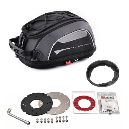 CUCYMA Motorcycle Quick-release Fuel Tank Bag for BENELLI TRK502X TRK502 Tank Bag Quick Lock