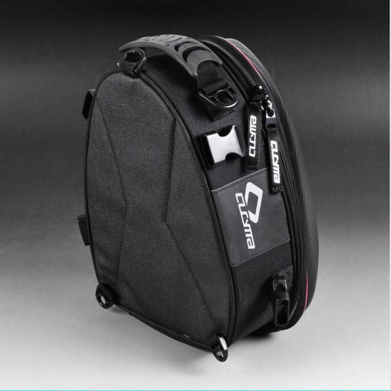 Motorcycle Hard Shell Rear Seat Bag Backpack Shoulder Crossbody Multi-Function Small Rider Bag