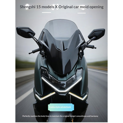 ZONTES 150X Windshield Forza Style Windshield + Side Mirror + Crossbar +Windshield Scooter Zontes 150X