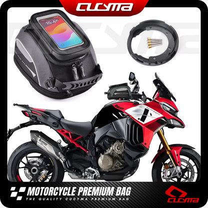 CUCYMA Motorcycle Quick Release Fuel Tank Bag Fit for Ducati Multistrada V2 V4s