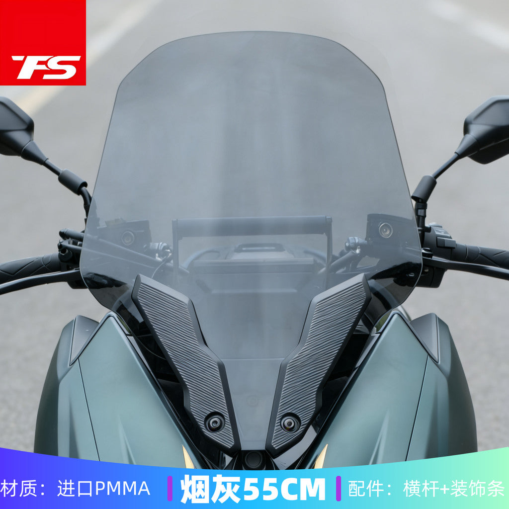 TFS ZONTES 150X Modified Windshield 150X Motorcycle Windshield Modification Crossbar Cover Board