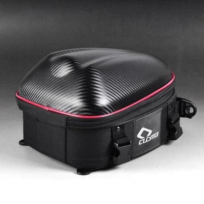 CUCYMA Motorcycle Hard Shell Rear Seat Bag Backpack Shoulder Crossbody Multi-Function Rider Bag