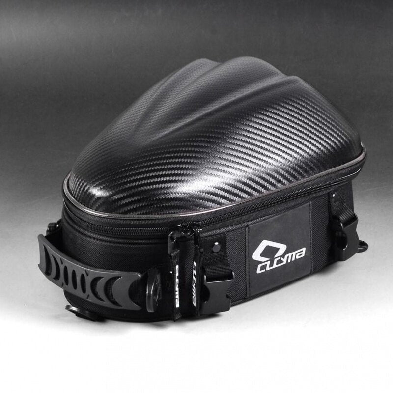 Motorcycle Hard Shell Rear Seat Bag Backpack Shoulder Crossbody Multi-Function Small Rider Bag