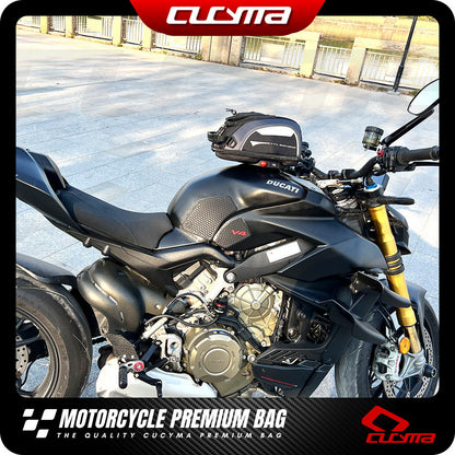 CUCYMA Motorcycle Fuel Tank Bag for Ducati Diavel Panigale Street Fighter 696 Monster 796