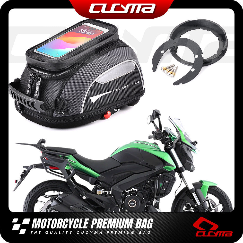 CUCYMA Motorcycle Quick Release Fuel Tank Bag Applicable to Bajaj Dominar 400 250 Pulsar 200