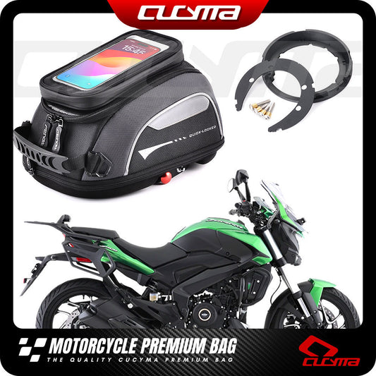 CUCYMA Motorcycle Quick Release Fuel Tank Bag Applicable to Bajaj Dominar 400 250 Pulsar 200