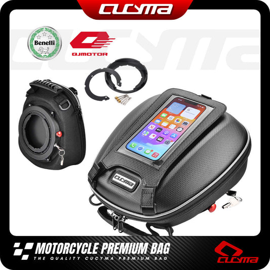 CUCYMA Fuel Tank Bag +LOCK Qjmotor Benelli TRK502 502X SRK600 SRK250 SRV250 Tnt600 Trk251 uglyBROS