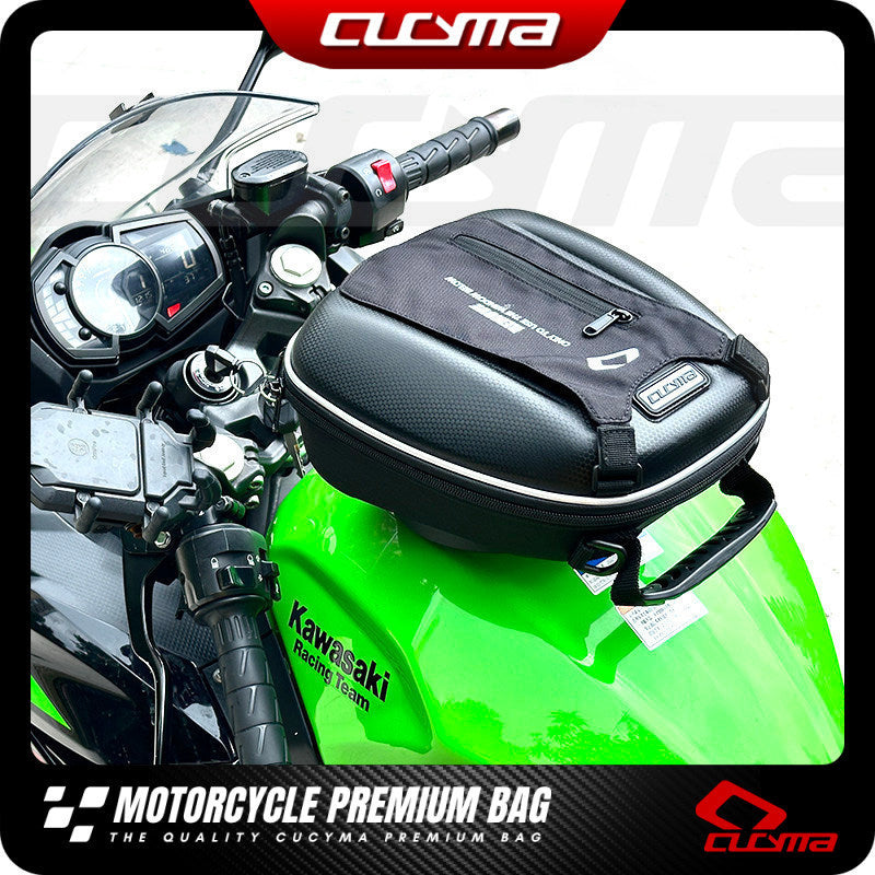 CUCYMA Motorcycle Quick Release Fuel Tank Bag for Kawasaki Kawasaki Ninja 250 Ninja 650 with Lock