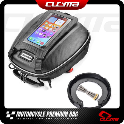 CUCYMA Motorcycle Quick Release  Fuel Tank Bag Fit for Suzuki GSX-R750 R600 R150 S150 R125 S125