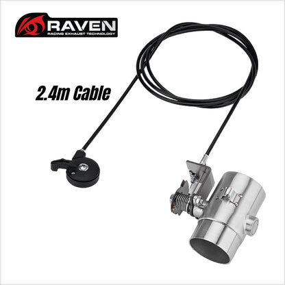 Exhaust Pipe Muffler Sound Controller Motorcycle Adjustable Cable Mechanical Valve 51mm