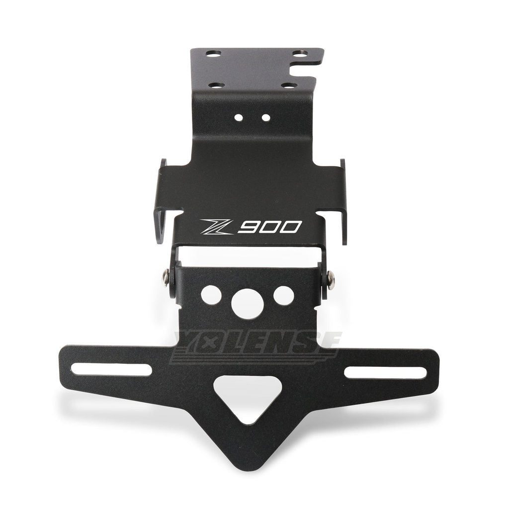 Kawasaki Z900 2025-2026 Tail Tidy License Plate Frame Adjustable Stainless Steel License Plate Frame