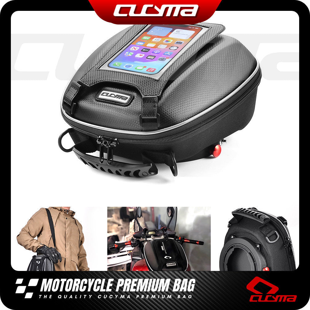 CUCYMA Motorcycle Quick Release with Lock Fuel Tank Bag Fit for Yamaha FJR1300 Xjr1200 XJR1300