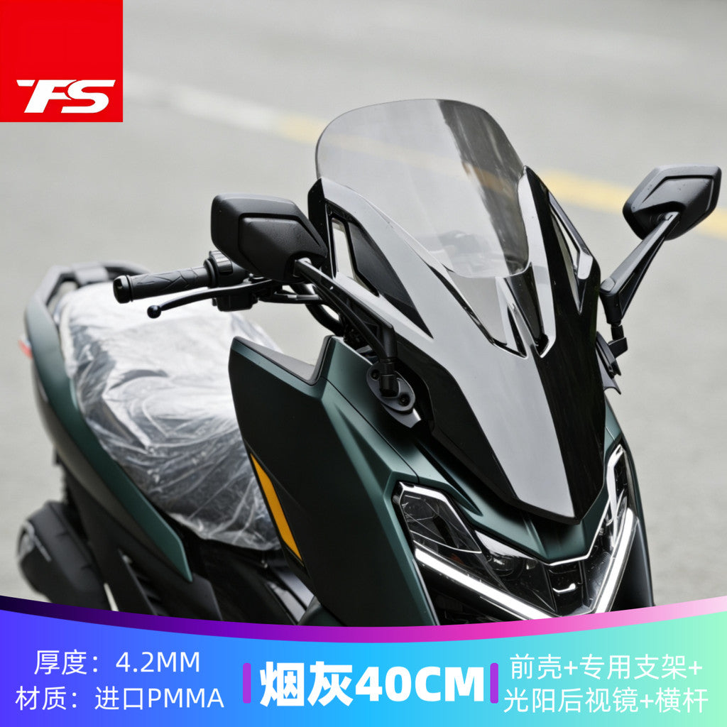 ZONTES 150X Windshield Forza Style Windshield + Side Mirror + Crossbar +Windshield Scooter Zontes 150X
