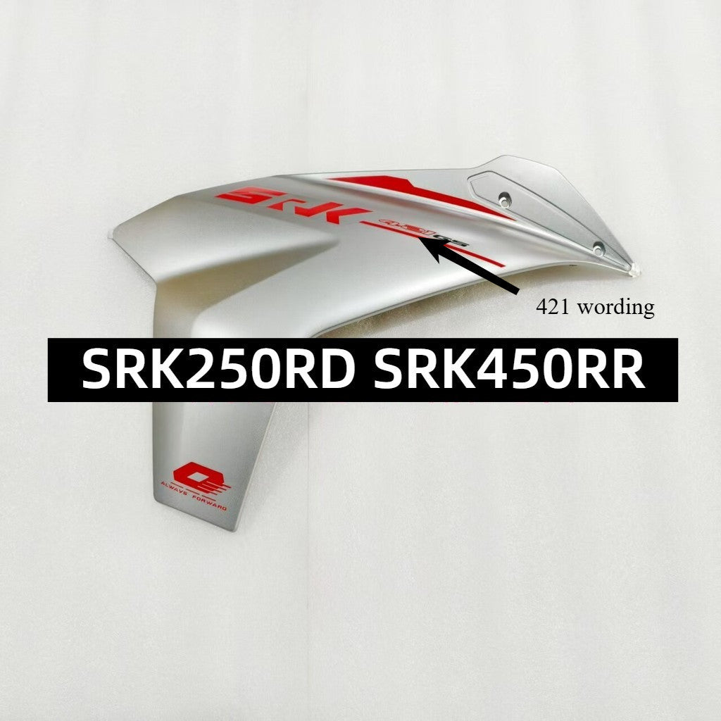QJmotor SRK250RD SRK450RR Spare Parts Winglet Engine Cover Radiator Fairing Crash Bar Footrest