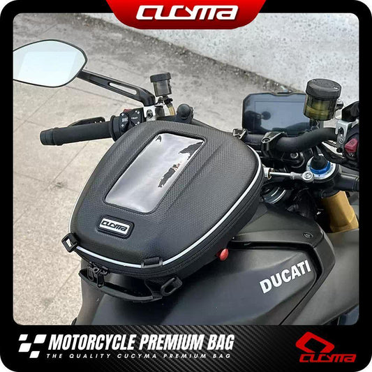 CUCYMA Motorcycle Quick Release Fuel Tank Bag Fit for Ducati Diavel Big Devil Panigale   Buckle V2v4