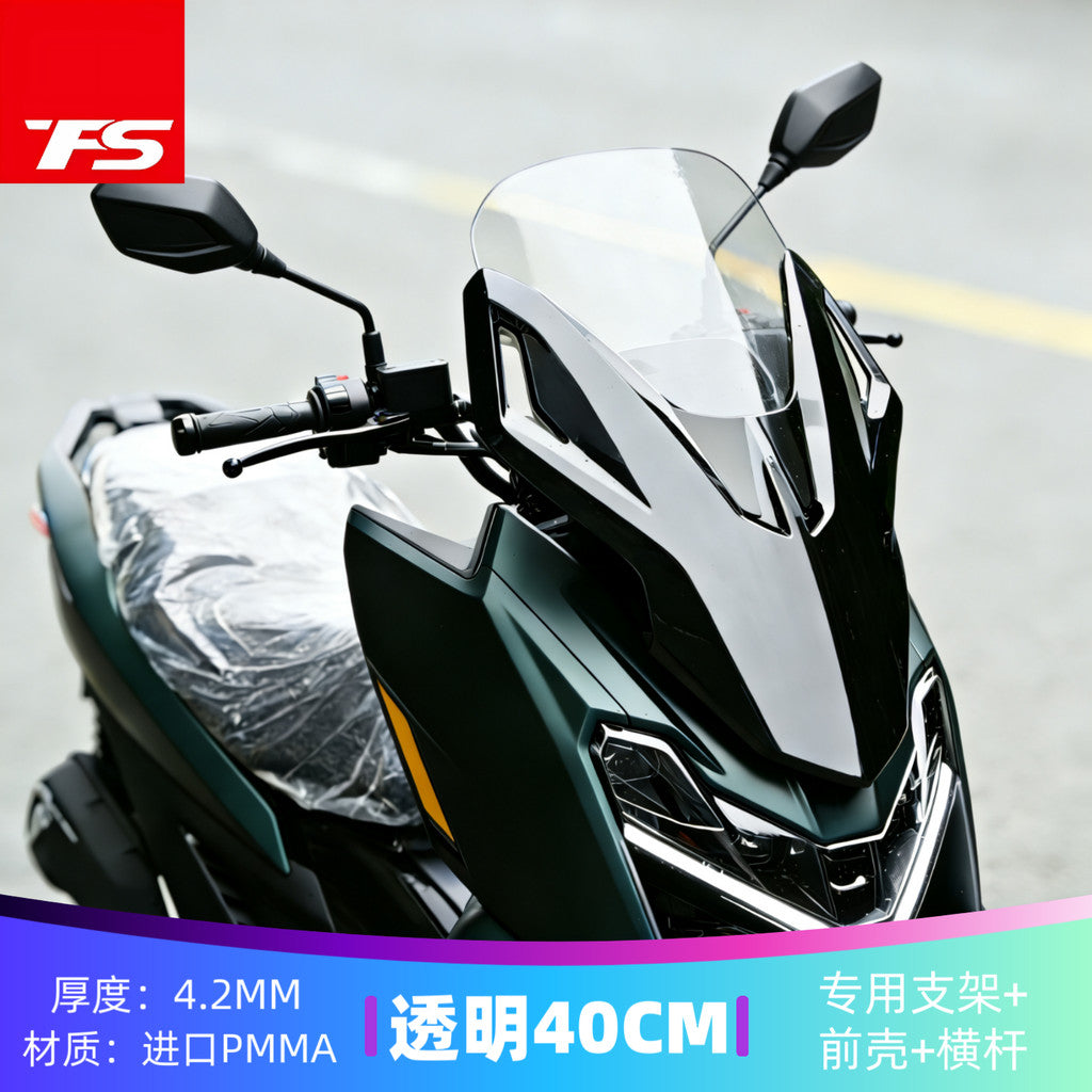 ZONTES 150X Windshield Forza Style Windshield + Side Mirror + Crossbar +Windshield Scooter Zontes 150X
