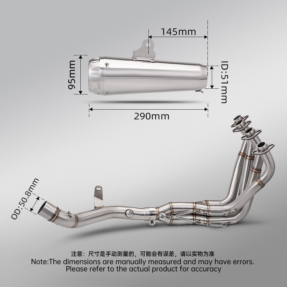 RAVEN Kawasaki Z900 A2 Full Exhaust System Stainless Steel Header Dual O2 Sensor Ports & Muffler
