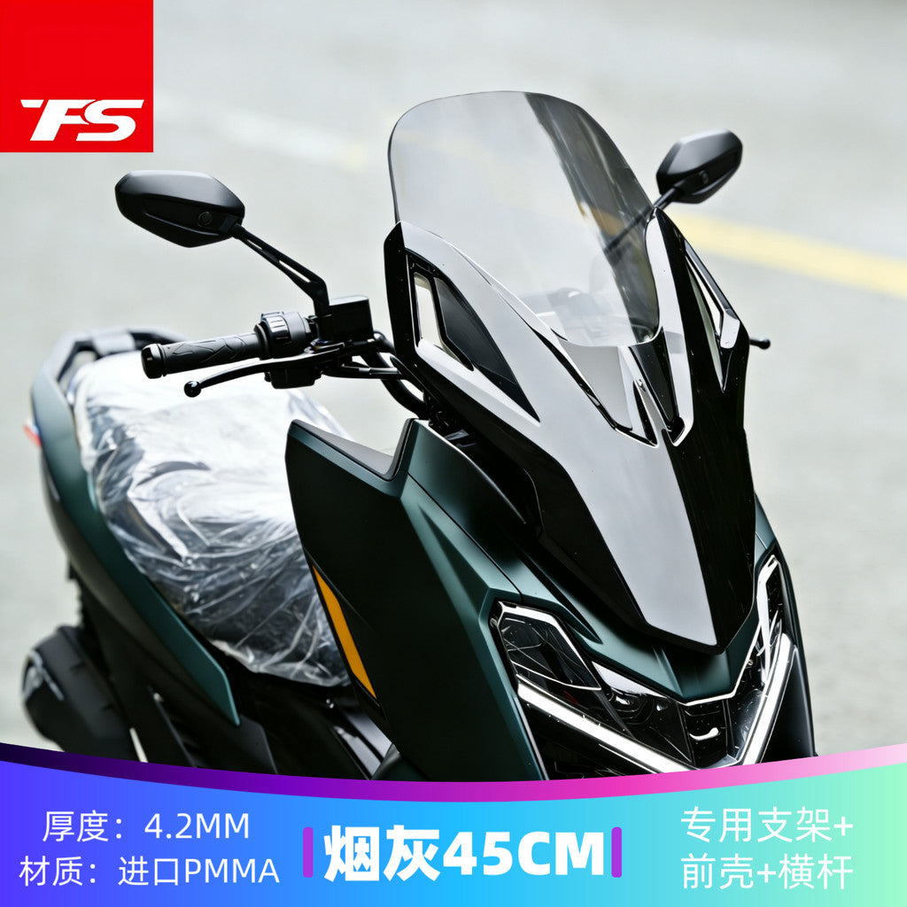 ZONTES 150X Windshield Forza Style Windshield + Side Mirror + Crossbar +Windshield Scooter Zontes 150X