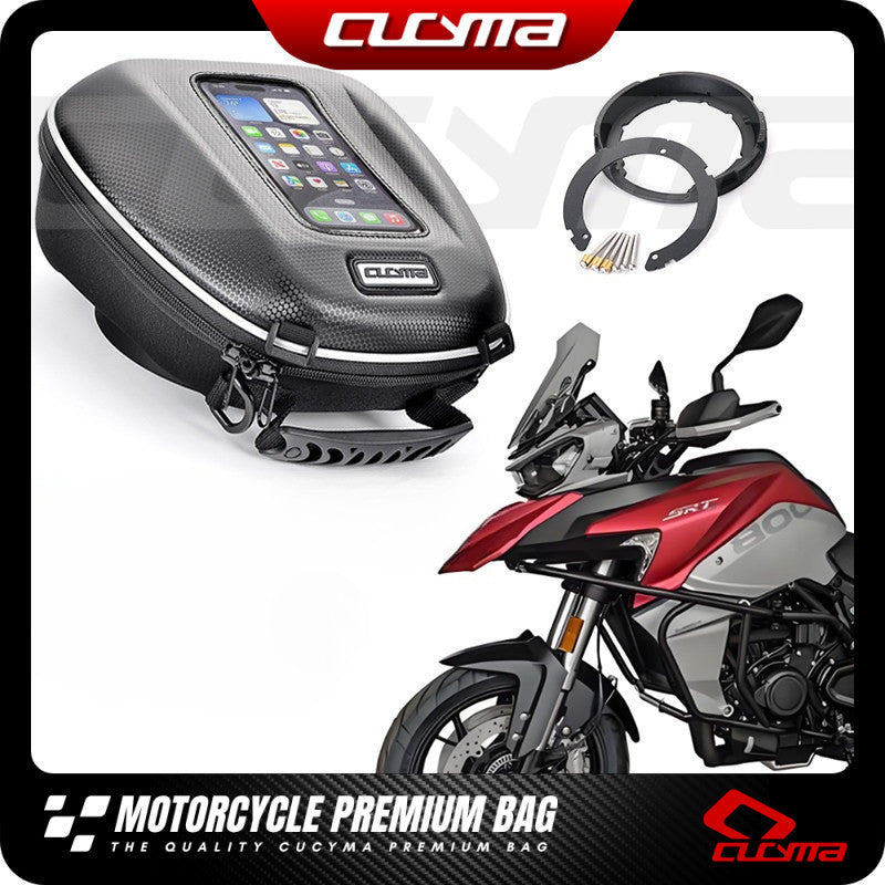 CUCYMA Motorcycle Quick Release Fuel Tank Bag Suitable for Qjmotor Srt800 SRK 250 600 SRK600rc