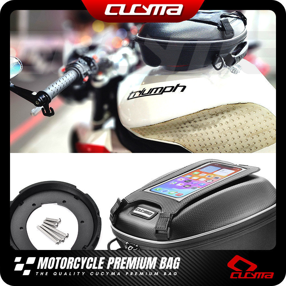 CUCYMA Motorcycle Quick Release Tank Bag for Triumph Street Triple 675 R 765 660