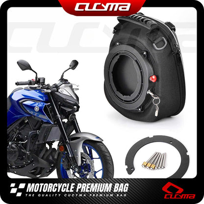 CUCYMA Motorcycle Quick-release Fuel Tank Bag Suitable for Yamaha MT07 Tracer MT10 MT25 MT15