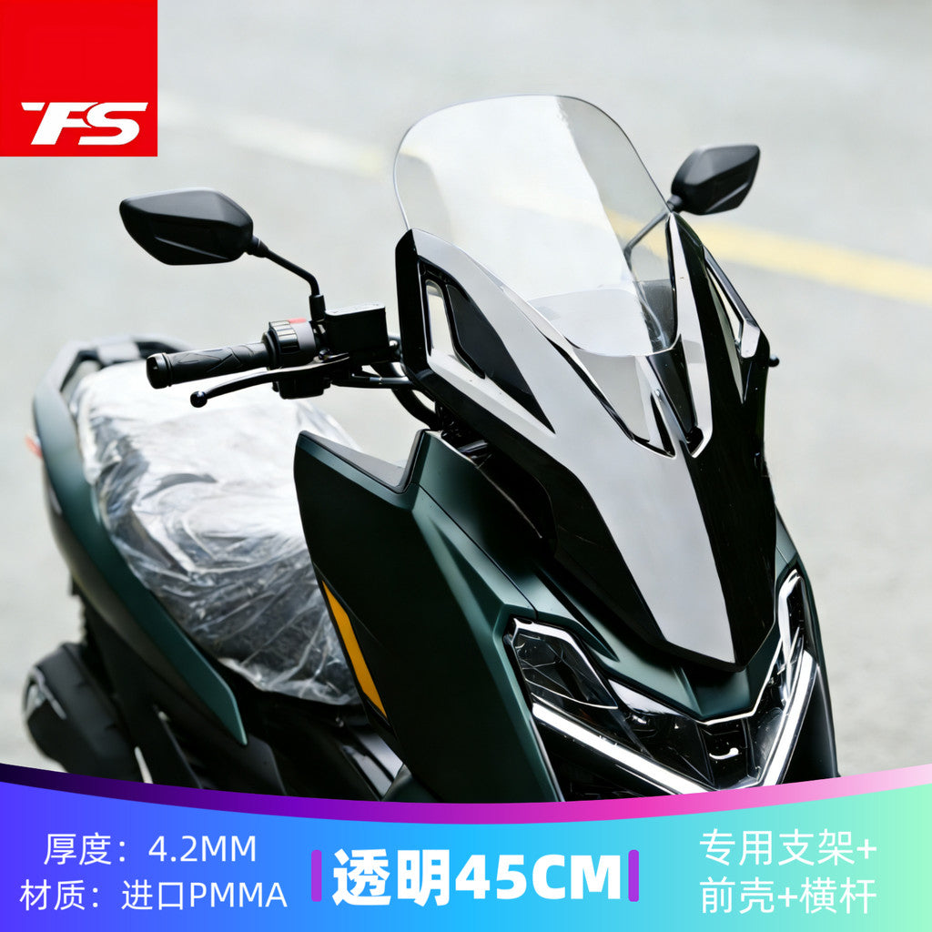 ZONTES 150X Windshield Forza Style Windshield + Side Mirror + Crossbar +Windshield Scooter Zontes 150X