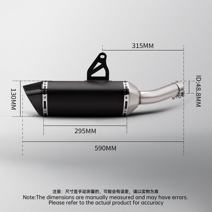 RAVEN HONDA XL750 Transalp Exhaust Motorcycle XL750 Stainless Steel Slipon Exhaust XL750 2023-2025