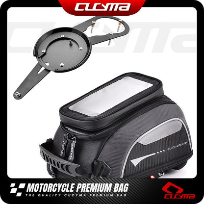 CUCYMA Motorcycle Quick Release Fuel Tank Bag for Yamaha MT07 V1 V2 V3 MT-07 Tank Bag