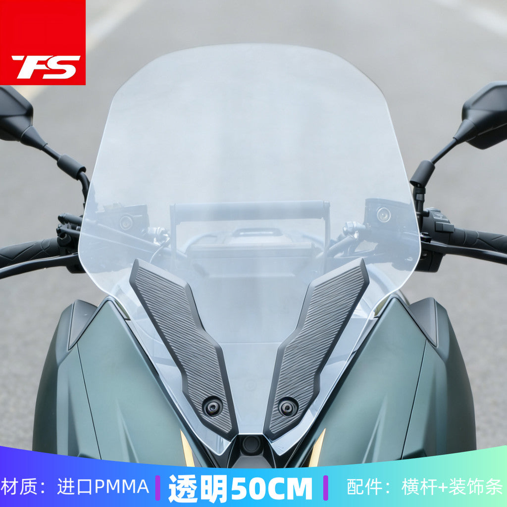 TFS ZONTES 150X Modified Windshield 150X Motorcycle Windshield Modification Crossbar Cover Board