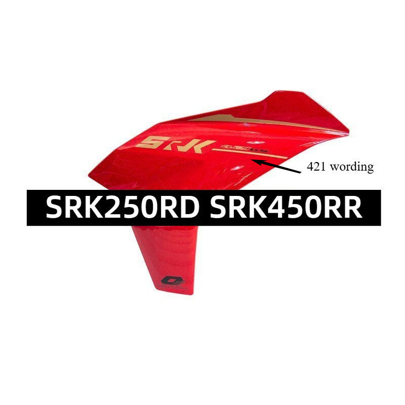 QJmotor SRK250RD SRK450RR Spare Parts Winglet Engine Cover Radiator Fairing Crash Bar Footrest
