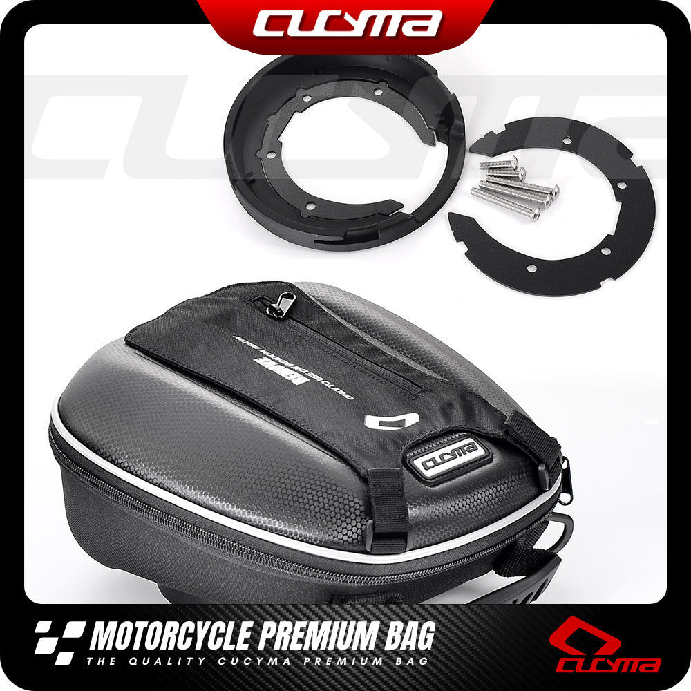 CUCYMA Motorcycle Quick Release Fuel Tank Bag Fit for Kawasaki Ninja 250 Ninja 250/250SL Z250