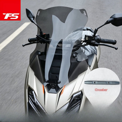 TFS Windshield for ZONTES 175X Upgrade Wide Front Windshield with Crossbar Modification Parts ZT175X
