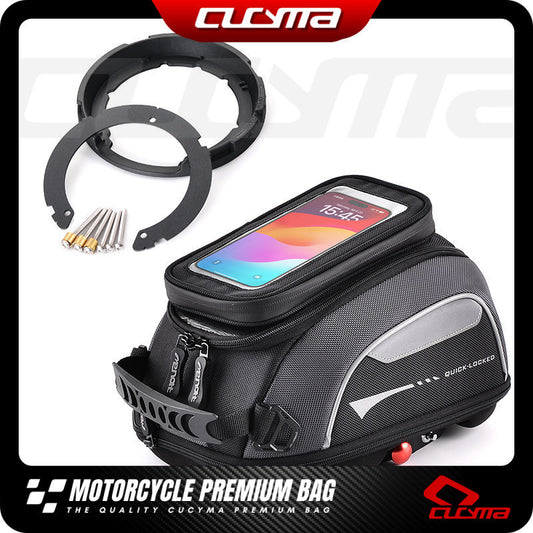 CUCYMA Tank Bag Motorcycle Quick-release Ring Fuel Tank Bag for HONDA CB650F CBR650F CB650R CBR650R