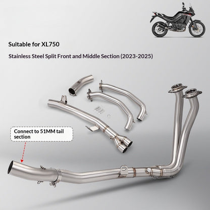 RAVEN HONDA XL750 Transalp Exhaust Motorcycle XL750 Stainless Steel Slipon Exhaust XL750 2023-2025