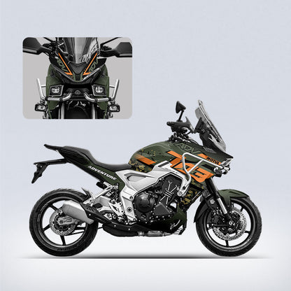 ZONTES 703T Accessories Motorcycle Side Stand Base Radiator Cover Lowering Kid Handle Bar Riser Body Sticker