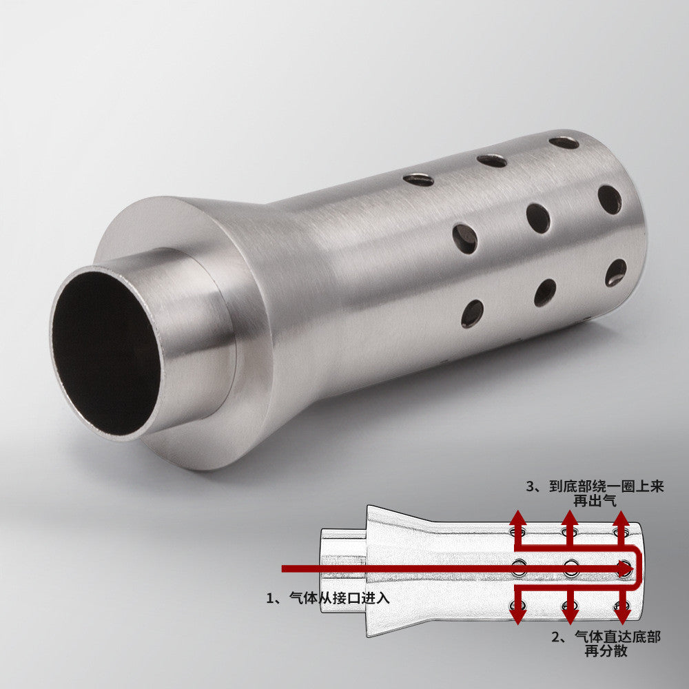 Muffler Db Killer Dual Layer Motorcycle Exhaust Silencer 51mm Stainless Steel Muffler Silencer