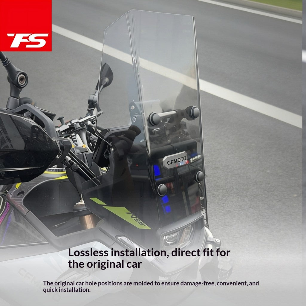 TFS CFMOTO 450MT Straight Design Windshield Modification Motorcycle Windshield 450MT Windshield