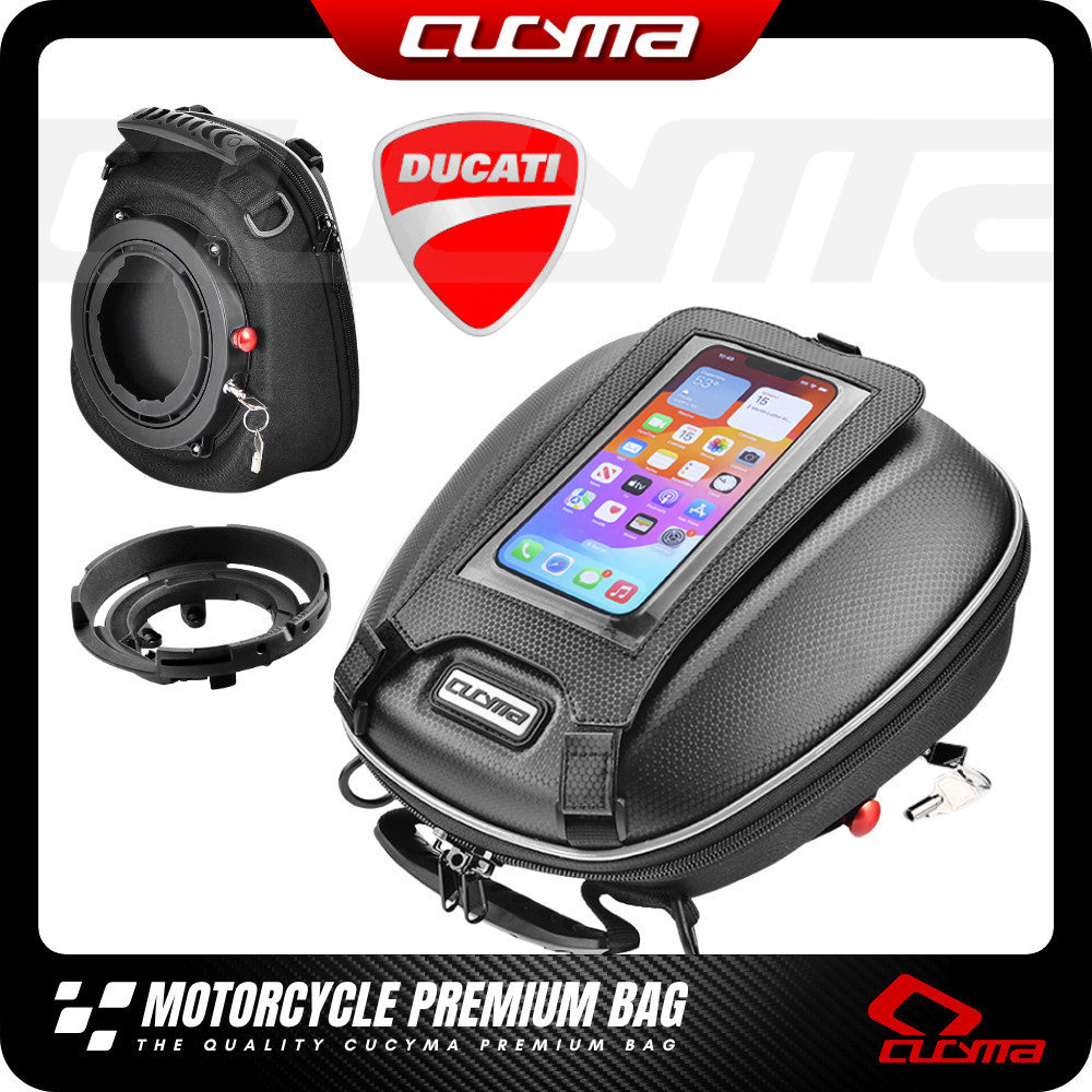 CUCYMA Fuel Tank Bag +LOCK Ducati Diavel Panigale Street Fighter Monster Multistrada uglyBROS
