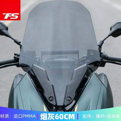 TFS ZONTES 150X Modified Windshield 150X Motorcycle Windshield Modification Crossbar Cover Board