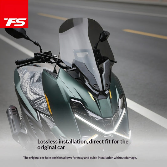TFS ZONTES 150X Modified Windshield 150X Motorcycle Windshield Modification Crossbar Cover Board