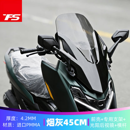 ZONTES 150X Windshield Forza Style Windshield + Side Mirror + Crossbar +Windshield Scooter Zontes 150X