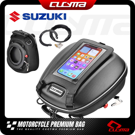 CUCYMA Fuel Tank Bag +LOCK Suzuki Gixxer 250SX SV650 GSR750 S750 GSX8S DL650 1000 1050 V-Strom uglyBROS