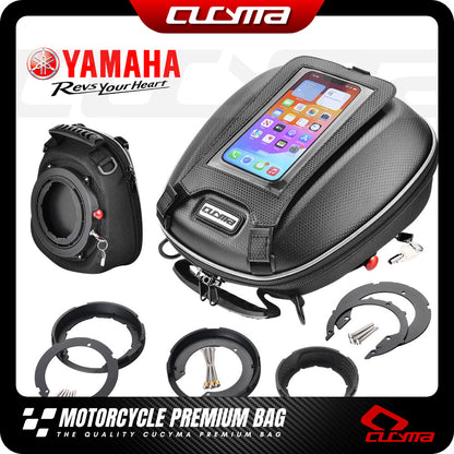 CUCYMA Fuel Tank Bag +LOCK Yamaha MT07 MT09 V4 V3 V2 V1 R25 R15V3 V4 MT25 Tracer 900/9GT R6 uglyBROS