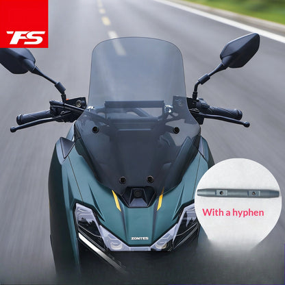 TFS Windshield for ZONTES 175X Sport Windshield with Cross Bar Modification Accessories Deflector